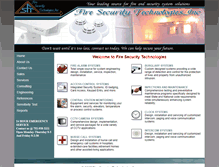 Tablet Screenshot of firesecuritytech.com